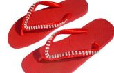 havaianas bordadas