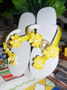 havaianas bordadas